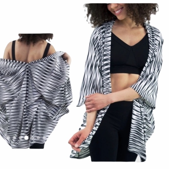 Satva Movement Arrow Print Divine Kimono Wrap - Picture 1 of 12